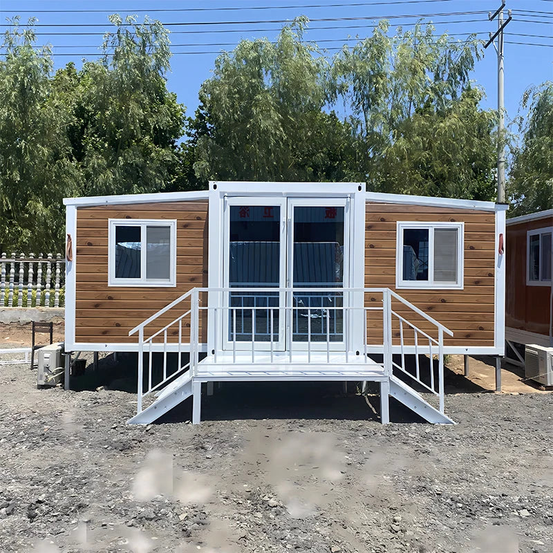 Casa modular prefabricada expandible moderna hecha con contenedores desmontables de YG, casas.