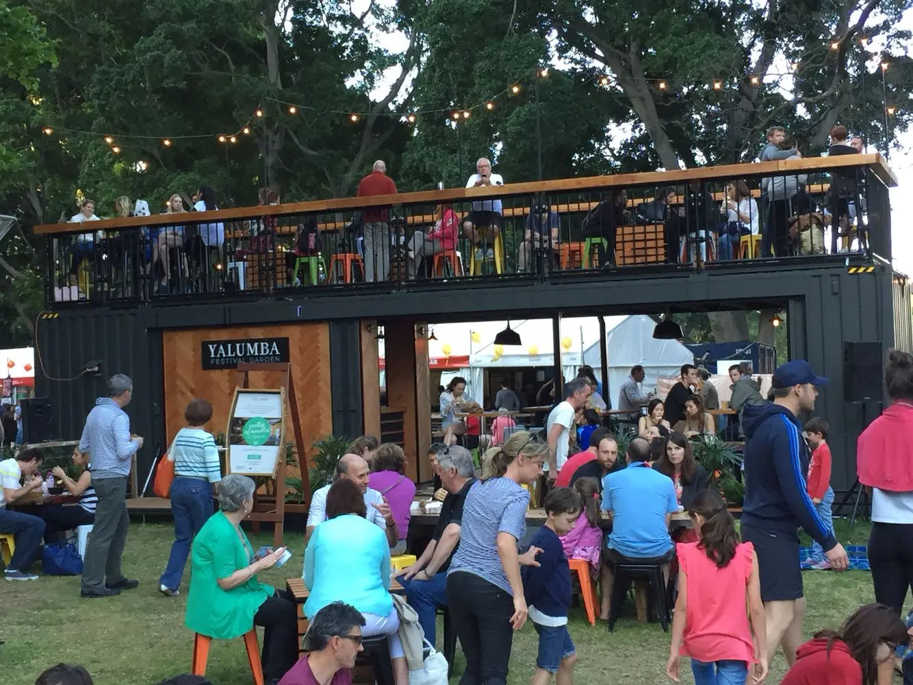 Casa contenedor prefabricada personalizada para exteriores, diseño para cafetería y bar