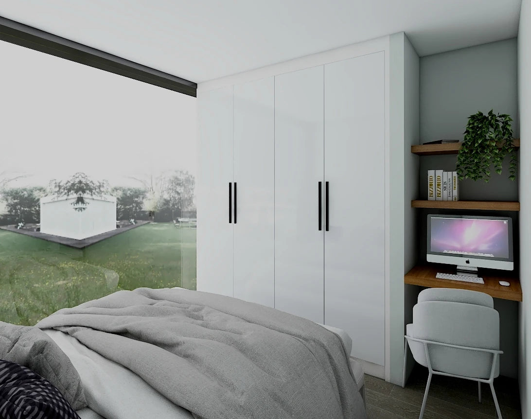 Casas modulares de alta calidad, casas prefabricadas de contenedores de dos dormitorios